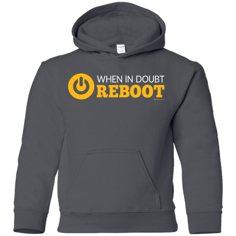Sweatshirts Charcoal / YS When In Doubt Reboot Youth Hoodie