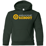Sweatshirts Forest Green / YS When In Doubt Reboot Youth Hoodie
