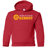 Sweatshirts Red / YS When In Doubt Reboot Youth Hoodie