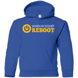 Sweatshirts Royal / YS When In Doubt Reboot Youth Hoodie