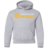 Sweatshirts Sport Grey / YS When In Doubt Reboot Youth Hoodie