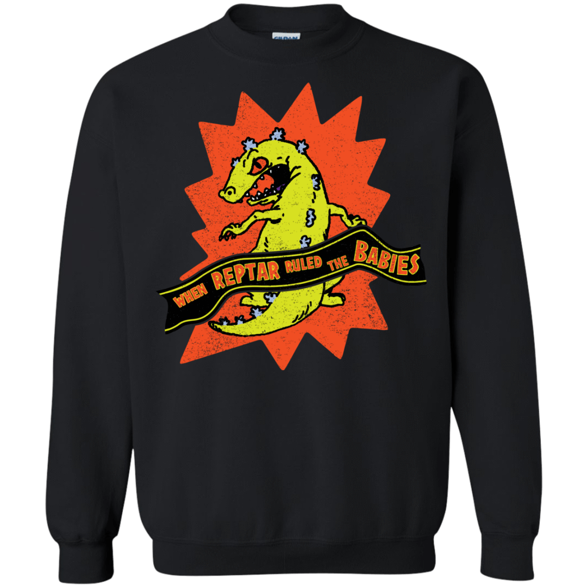 Sweatshirts Black / S When Reptar Ruled The Babies Crewneck Sweatshirt