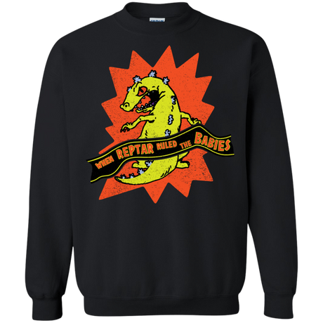 Sweatshirts Black / S When Reptar Ruled The Babies Crewneck Sweatshirt