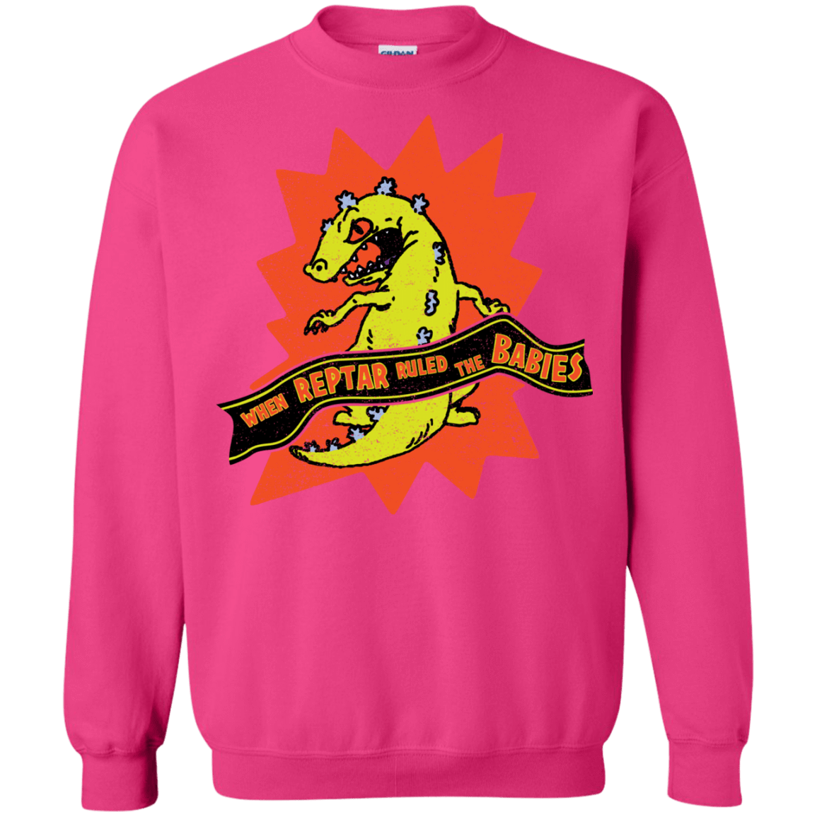 Sweatshirts Heliconia / S When Reptar Ruled The Babies Crewneck Sweatshirt