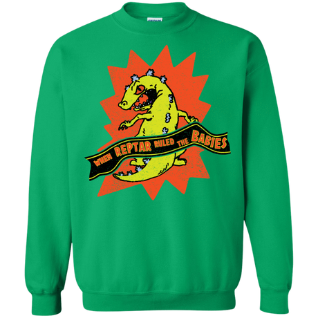 Sweatshirts Irish Green / S When Reptar Ruled The Babies Crewneck Sweatshirt