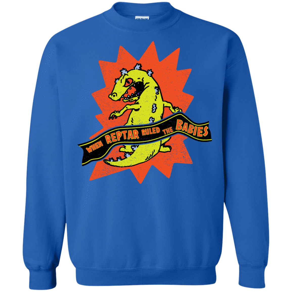 Sweatshirts Royal / S When Reptar Ruled The Babies Crewneck Sweatshirt