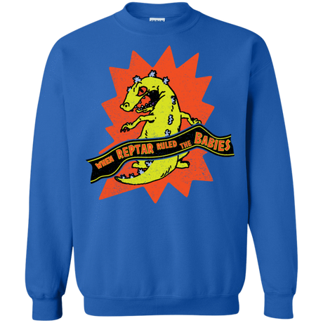 Sweatshirts Royal / S When Reptar Ruled The Babies Crewneck Sweatshirt