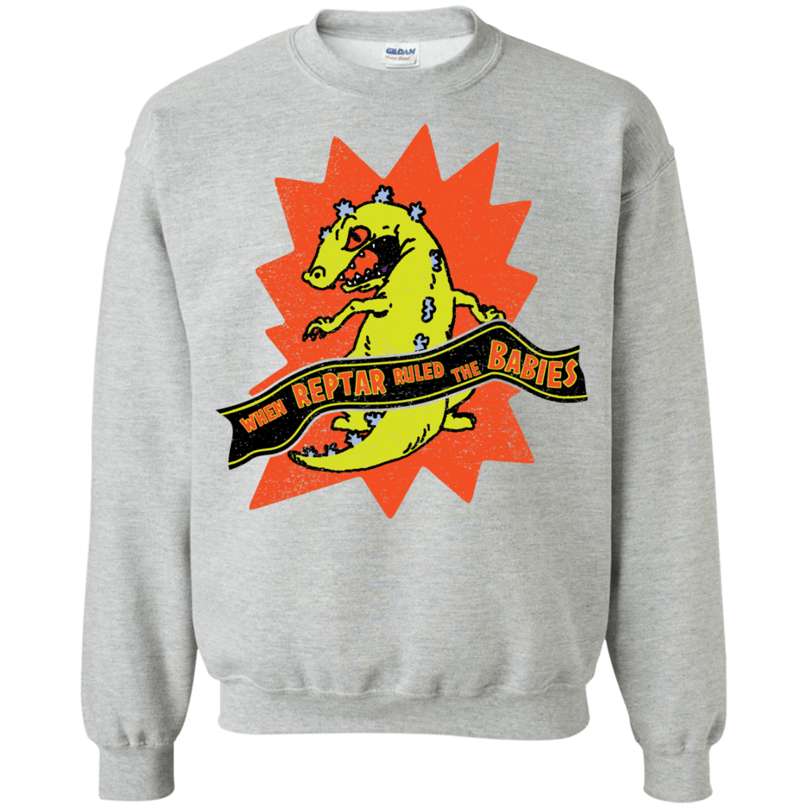 Sweatshirts Sport Grey / S When Reptar Ruled The Babies Crewneck Sweatshirt