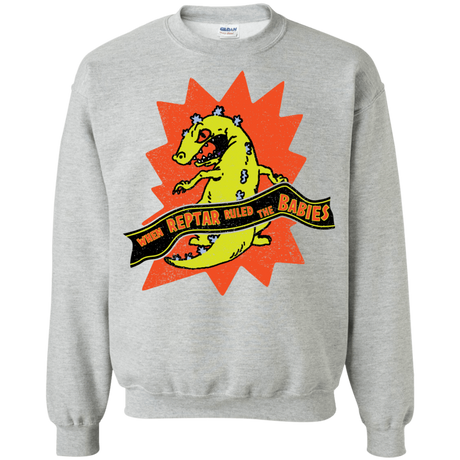 Sweatshirts Sport Grey / S When Reptar Ruled The Babies Crewneck Sweatshirt