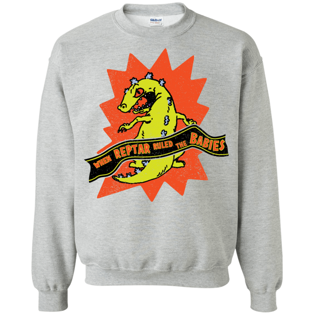 Sweatshirts Sport Grey / S When Reptar Ruled The Babies Crewneck Sweatshirt