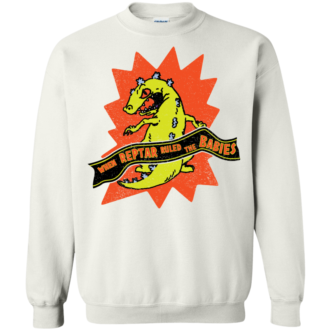 Sweatshirts White / S When Reptar Ruled The Babies Crewneck Sweatshirt