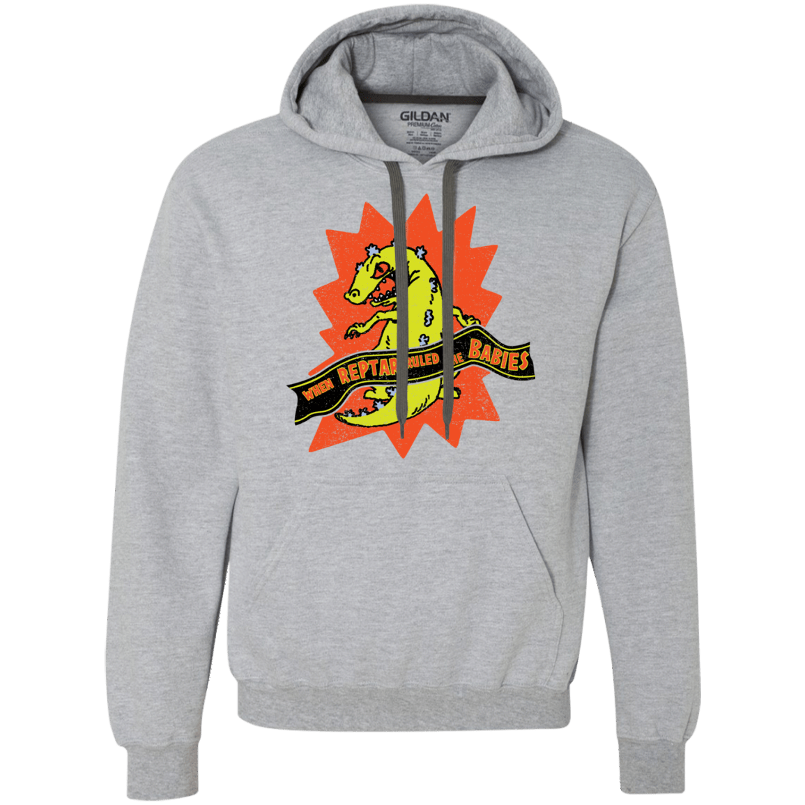 Sweatshirts Sport Grey / S When Reptar Ruled The Babies Premium Fleece Hoodie