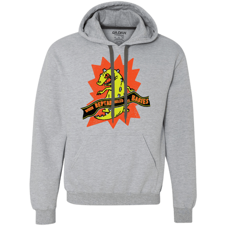 Sweatshirts Sport Grey / S When Reptar Ruled The Babies Premium Fleece Hoodie