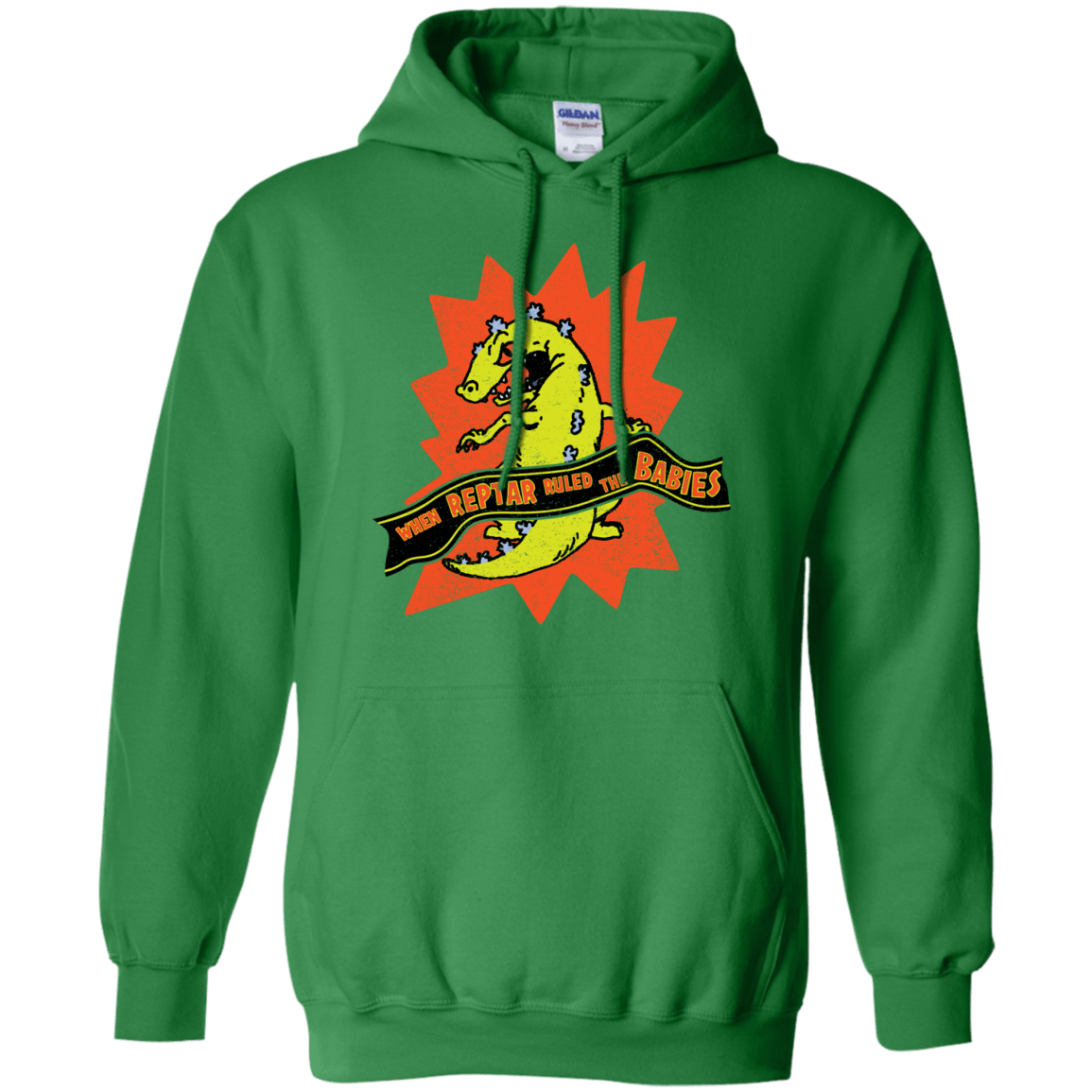Sweatshirts Irish Green / S When Reptar Ruled The Babies Pullover Hoodie