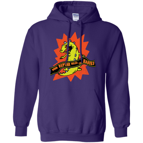 Sweatshirts Purple / S When Reptar Ruled The Babies Pullover Hoodie