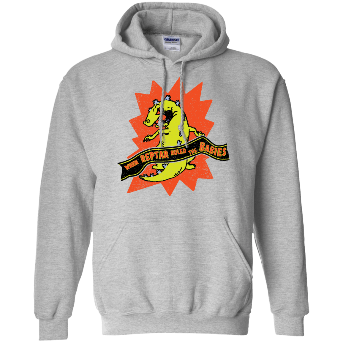 Sweatshirts Sport Grey / S When Reptar Ruled The Babies Pullover Hoodie
