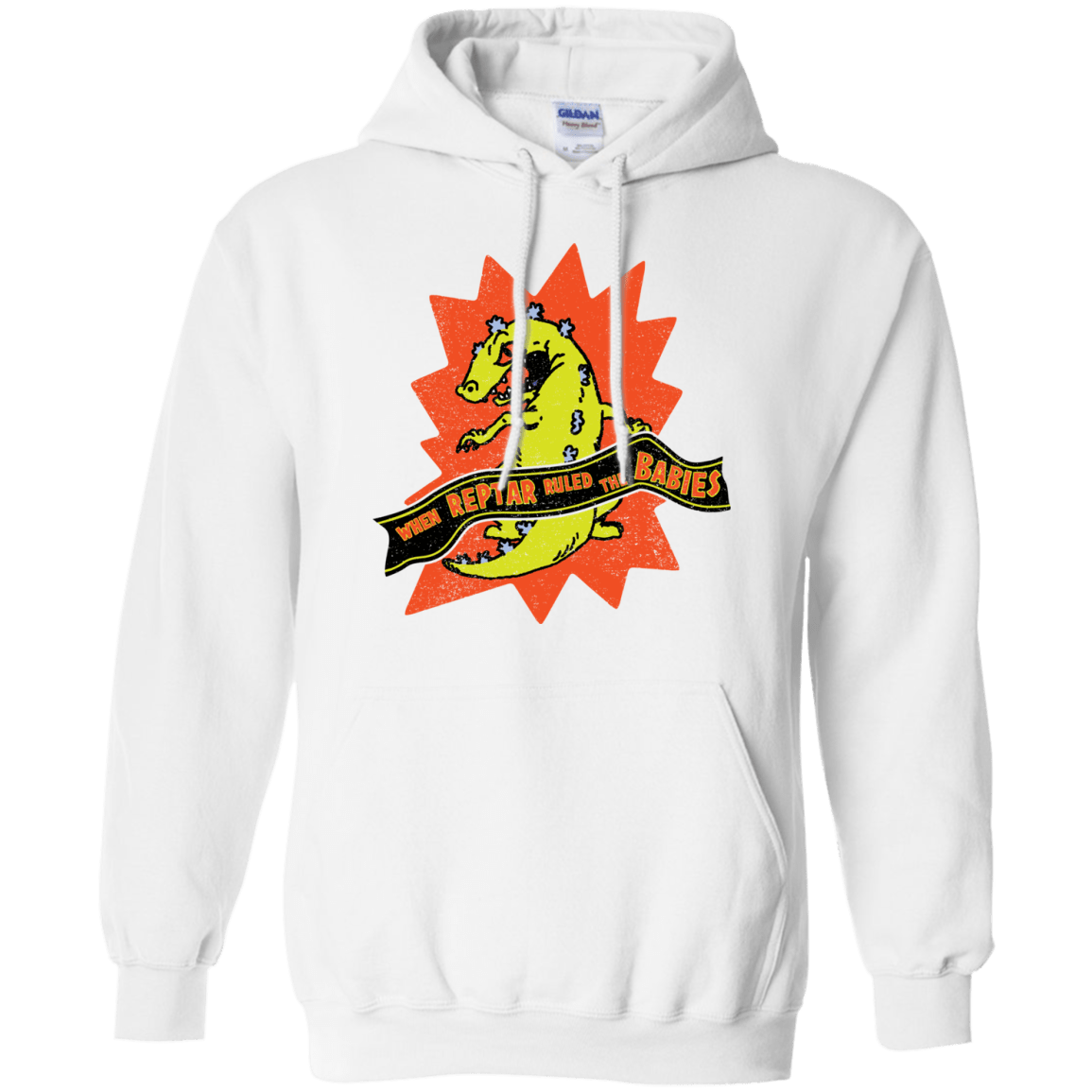 Sweatshirts White / S When Reptar Ruled The Babies Pullover Hoodie
