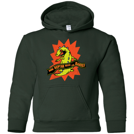 Sweatshirts Forest Green / YS When Reptar Ruled The Babies Youth Hoodie