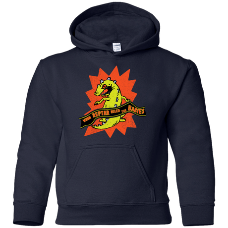Sweatshirts Navy / YS When Reptar Ruled The Babies Youth Hoodie