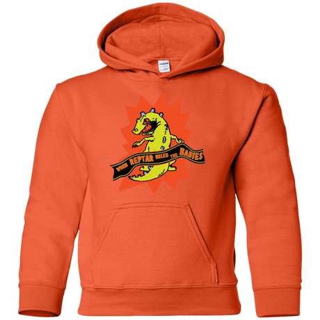 Sweatshirts Orange / YS When Reptar Ruled The Babies Youth Hoodie
