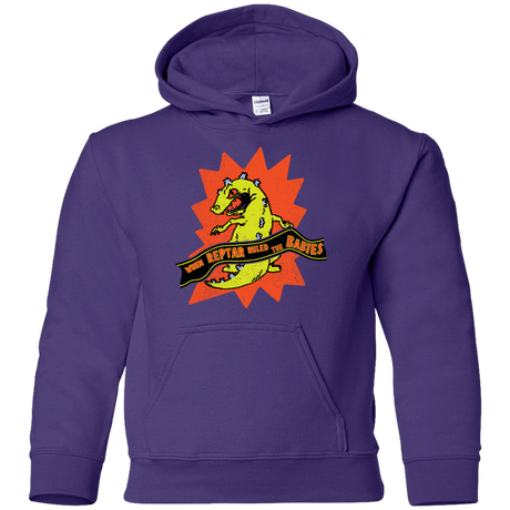 Sweatshirts Purple / YS When Reptar Ruled The Babies Youth Hoodie