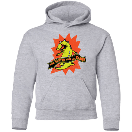 Sweatshirts Sport Grey / YS When Reptar Ruled The Babies Youth Hoodie