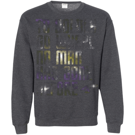 Sweatshirts Dark Heather / Small Where no Man has gone Before Crewneck Sweatshirt
