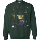 Sweatshirts Forest Green / Small Where no Man has gone Before Crewneck Sweatshirt
