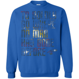 Sweatshirts Royal / Small Where no Man has gone Before Crewneck Sweatshirt