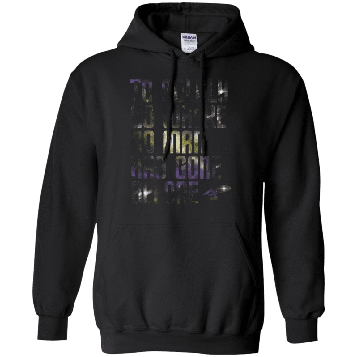 Sweatshirts Black / Small Where no Man has gone Before Pullover Hoodie