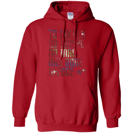 Sweatshirts Red / Small Where no Man has gone Before Pullover Hoodie