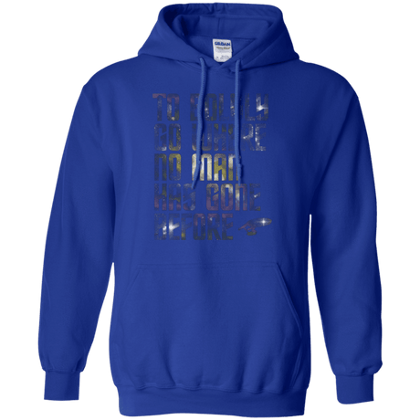 Sweatshirts Royal / Small Where no Man has gone Before Pullover Hoodie