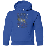 Sweatshirts Royal / YS Where no Man has gone Before Youth Hoodie