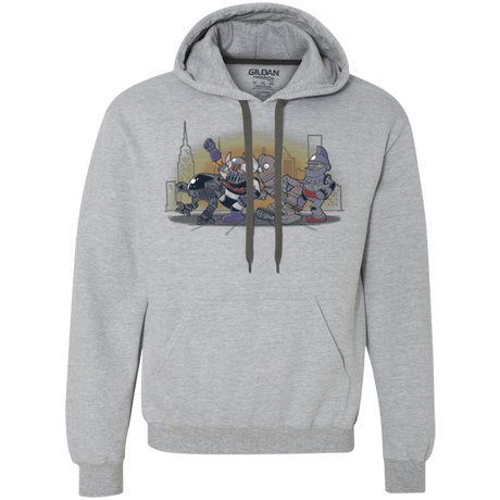 Sweatshirts Sport Grey / Small Where The Big Robots are Premium Fleece Hoodie