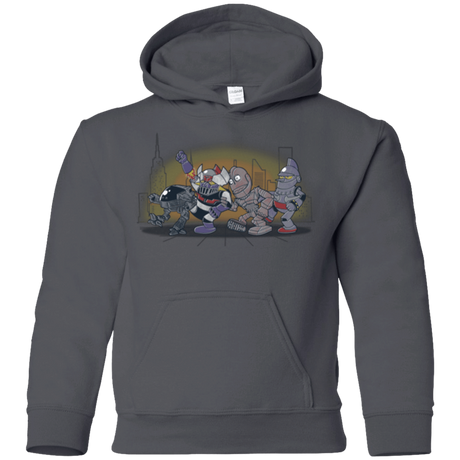 Sweatshirts Charcoal / YS Where The Big Robots are Youth Hoodie