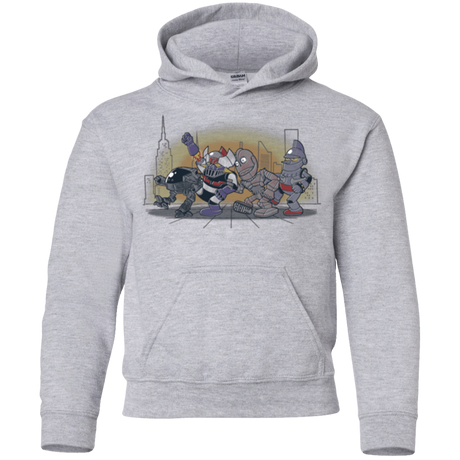 Sweatshirts Sport Grey / YS Where The Big Robots are Youth Hoodie