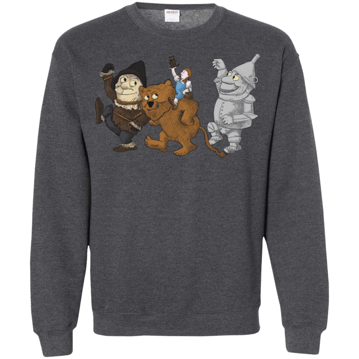 Sweatshirts Dark Heather / S Where the Friends Things Are Crewneck Sweatshirt