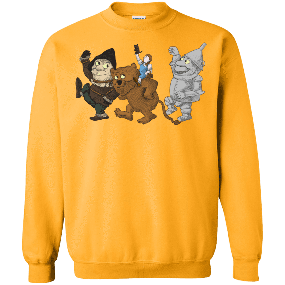 Sweatshirts Gold / S Where the Friends Things Are Crewneck Sweatshirt