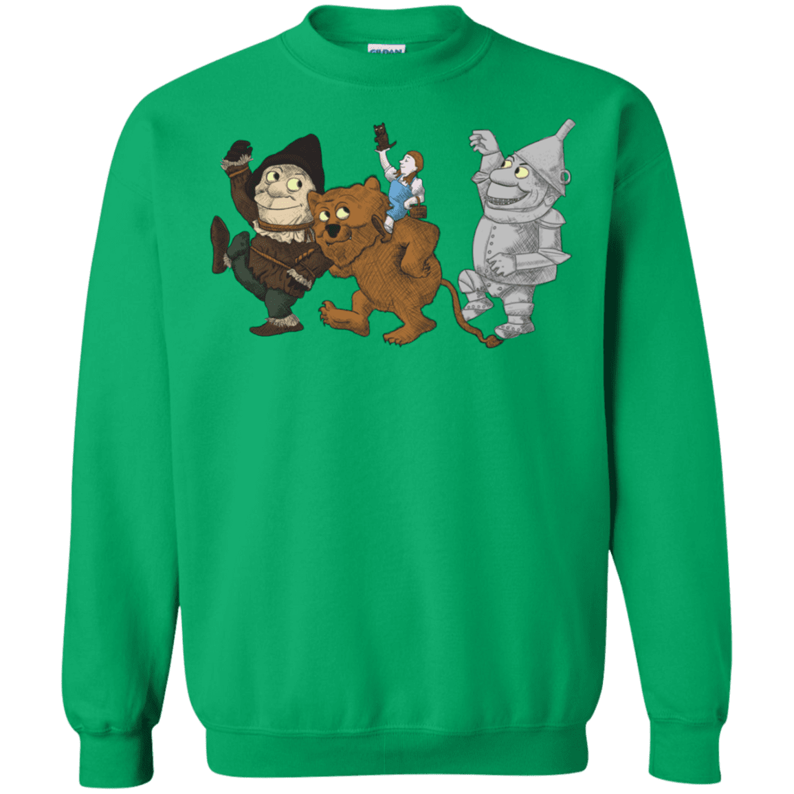 Sweatshirts Irish Green / S Where the Friends Things Are Crewneck Sweatshirt