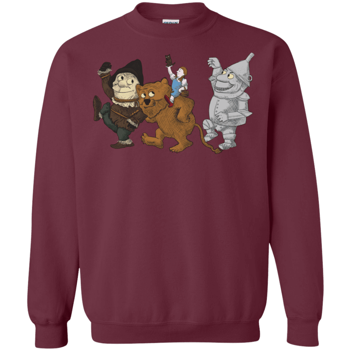 Sweatshirts Maroon / S Where the Friends Things Are Crewneck Sweatshirt