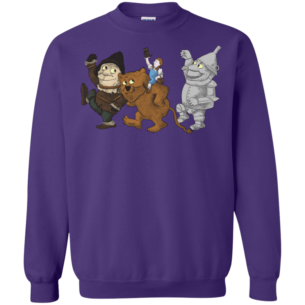 Sweatshirts Purple / S Where the Friends Things Are Crewneck Sweatshirt