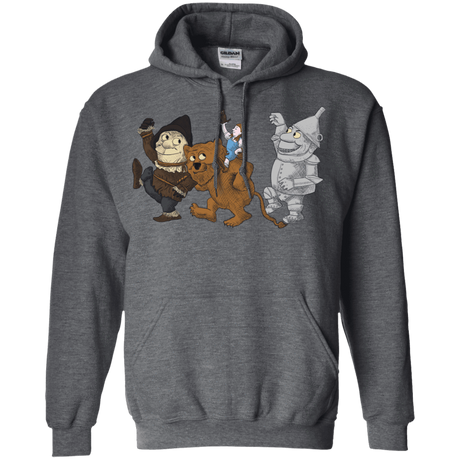 Sweatshirts Dark Heather / S Where the Friends Things Are Pullover Hoodie