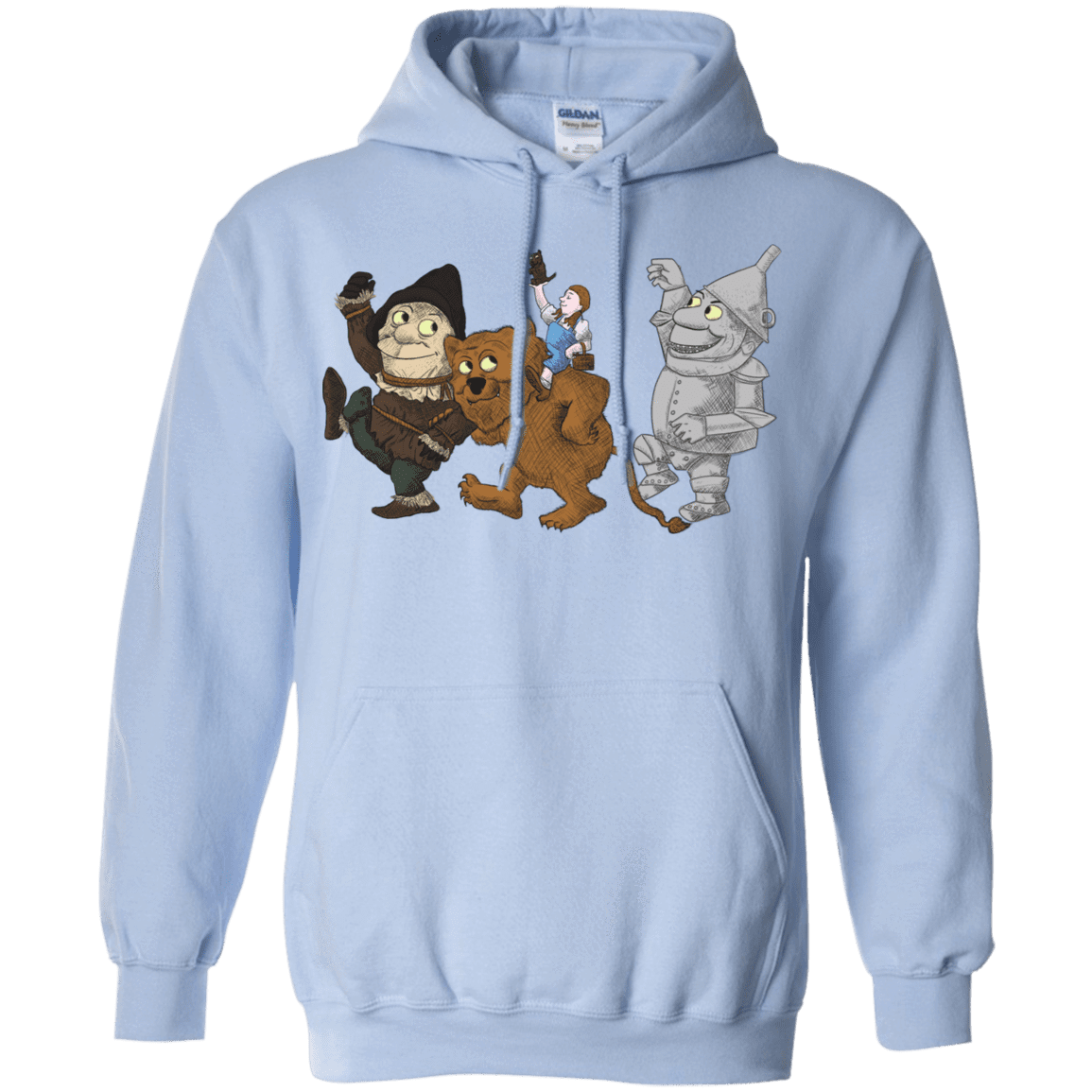 Sweatshirts Light Blue / S Where the Friends Things Are Pullover Hoodie