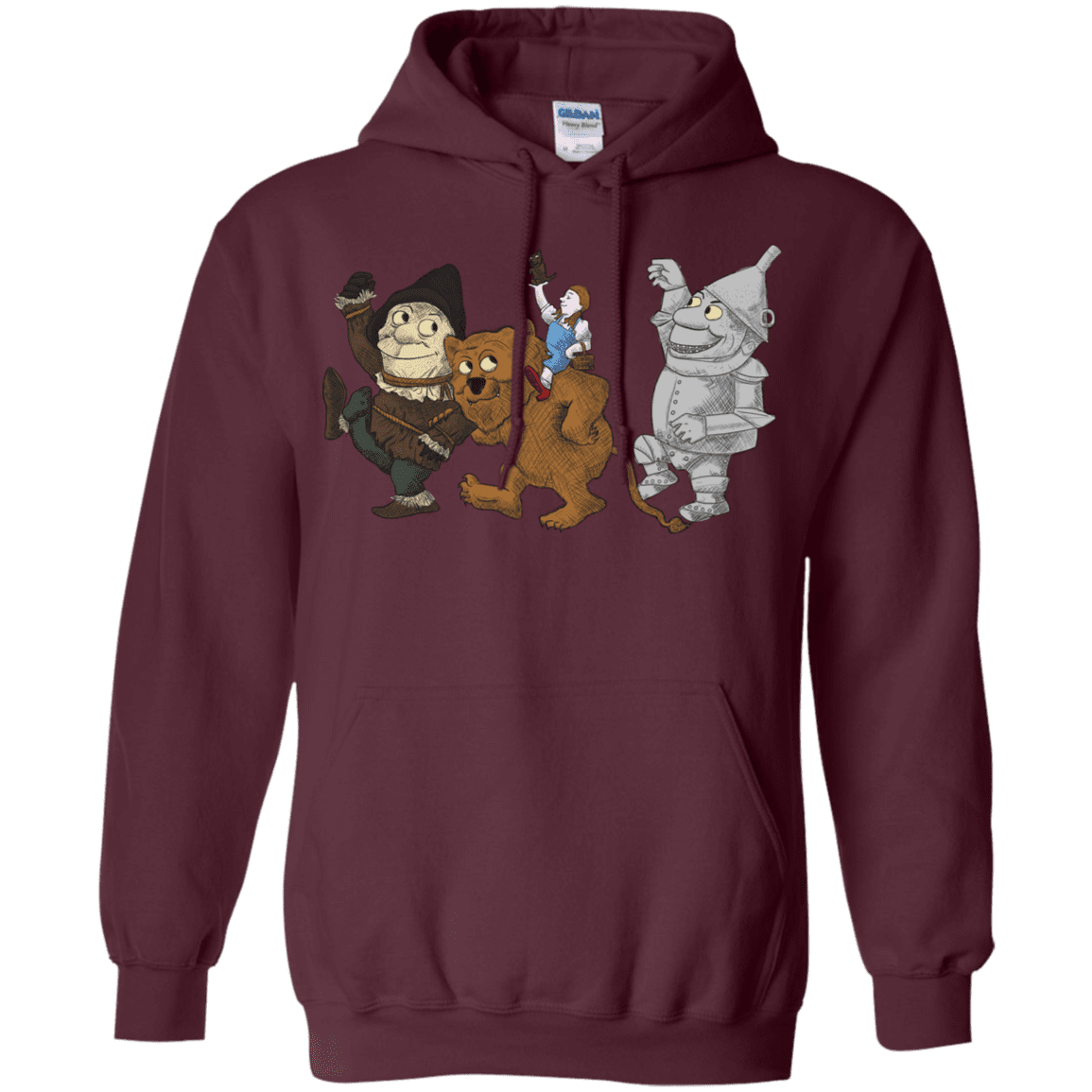 Sweatshirts Maroon / S Where the Friends Things Are Pullover Hoodie