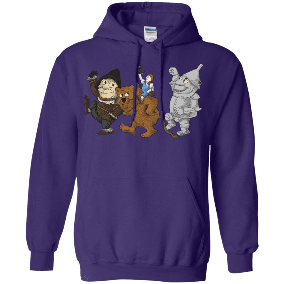 Sweatshirts Purple / S Where the Friends Things Are Pullover Hoodie