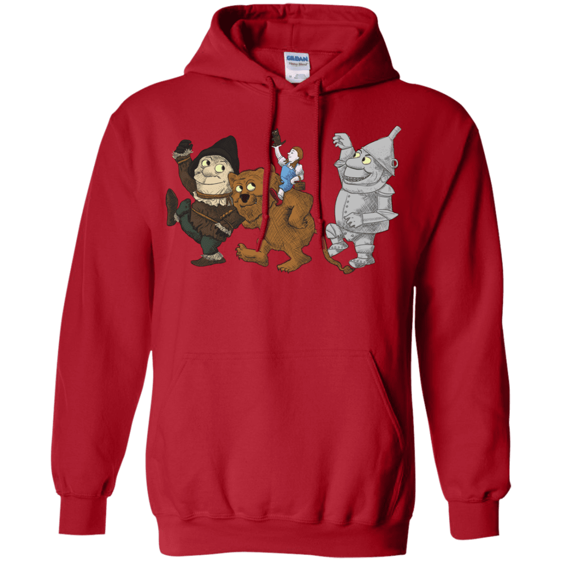 Sweatshirts Red / S Where the Friends Things Are Pullover Hoodie