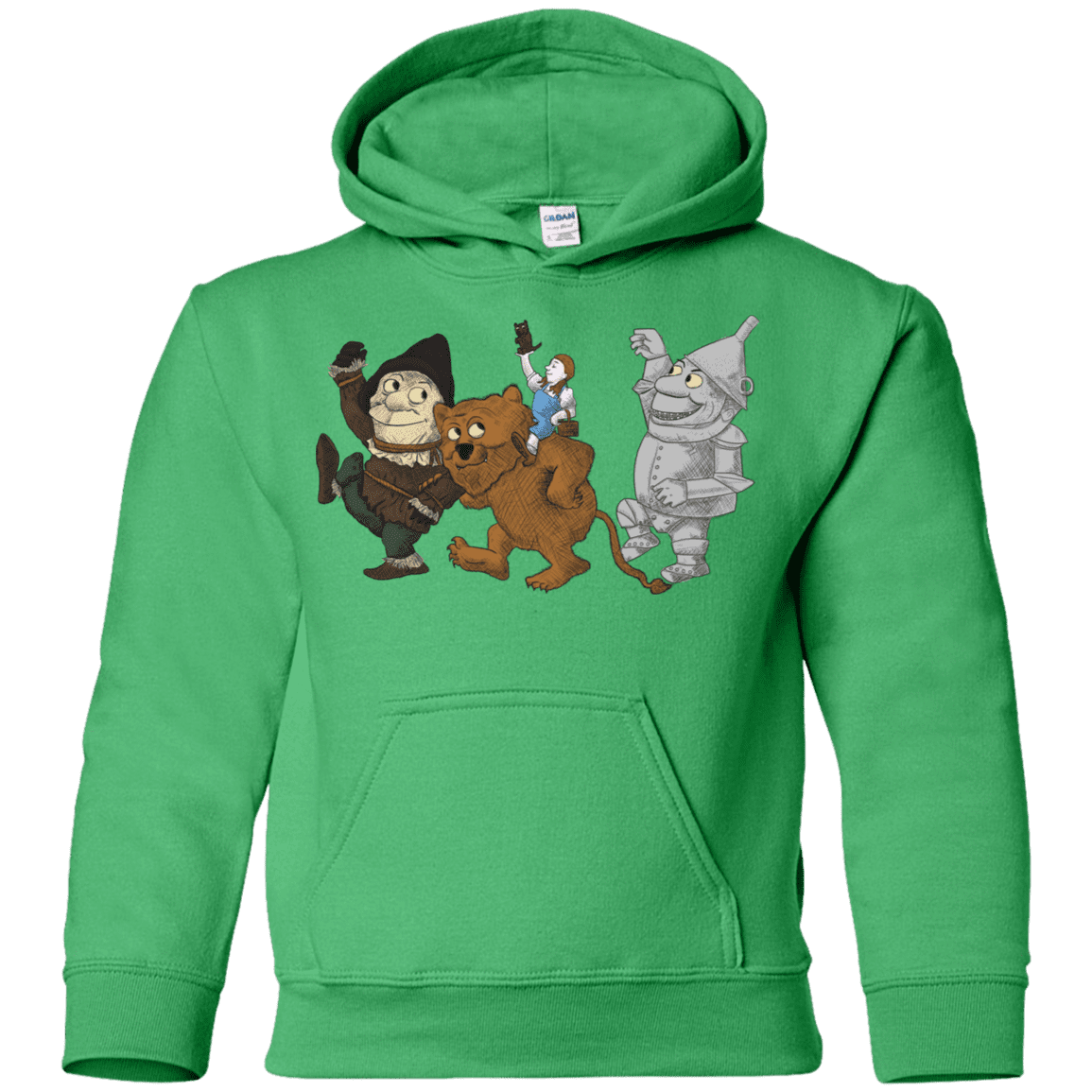 Sweatshirts Irish Green / YS Where the Friends Things Are Youth Hoodie