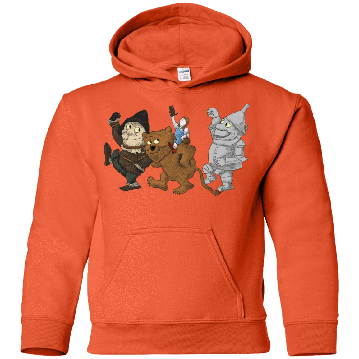 Sweatshirts Orange / YS Where the Friends Things Are Youth Hoodie