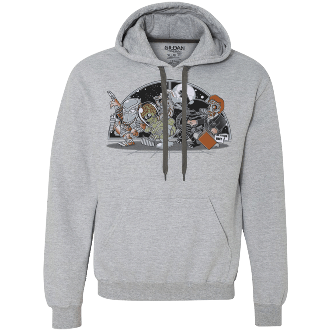 Sweatshirts Sport Grey / Small Where The Nasty Aliens are Premium Fleece Hoodie