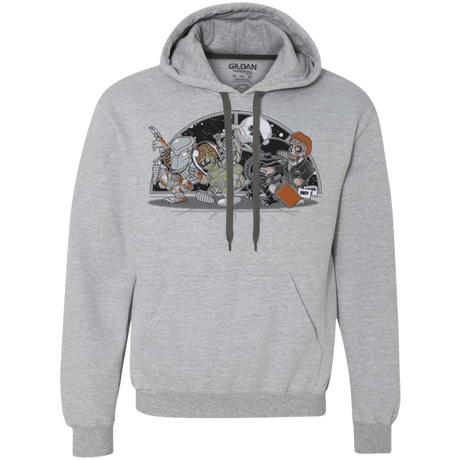 Sweatshirts Sport Grey / Small Where The Nasty Aliens are Premium Fleece Hoodie